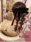 結婚式お呼ばれヘア