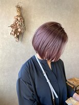 ランカ(ranka)&nbsp;高発色ピンクのショートボブ