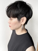 モリオフロムロンドン 原宿本店(morio from London)&nbsp;【morio原宿】黒髪ショートツーブロックソフトな刈り上げ
