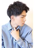 【 Ｉ. 】刈り上げツーブロックアップバング短髪黒髪　川口