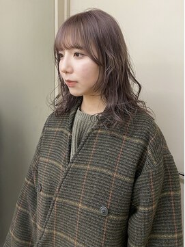 パークレーン アイス イヴェン(park lane ICI yeven) 1ブリーチで透明感たっぷりラベンダーグレージュに◎