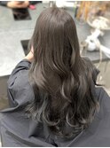 ブリーチなしオリーブグレージュ