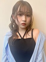 リフトバイマグ 松本駅前店(lift by mag)&nbsp;大人可愛い小顔ロングミルクティーベージュヘルシースタイル