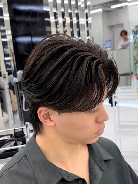 センス 渋谷 宇田川交番前(SENSE) ダークアッシュ/カルマパーマ/ベリーショート[渋谷/韓国/MEN'S]