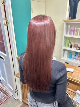 ジーテ 渋谷(gite) ピチキュア×カシスレッド×ツヤ髪「渋谷/髪質改善/髪質改善TR」