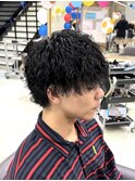 ツイストスパイラルパーマ メンズパーマ 安永武尊