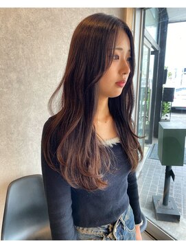 ラリス(Ralis) 低めレイヤー/暗めブラウン