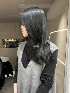 メゾンマイル 恵比寿(maison mile) グレージュカラー/髪質改善/暗髪/レイヤーカット[恵比寿駅]
