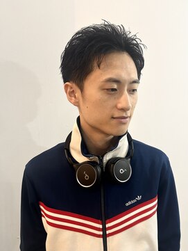 クロト(Clotho) スパイキーショート/ツイストスパイラル波巻きメンズウルフ