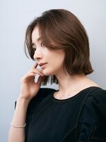 ガリカ 横浜(Gallica) 小顔が叶うワンレングスボブ/透明感のあるベージュカラー