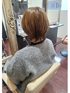 ローレン(LOREM) くびレイヤー/イメチェン/似合わせ小顔/大人クール/ボブウルフ