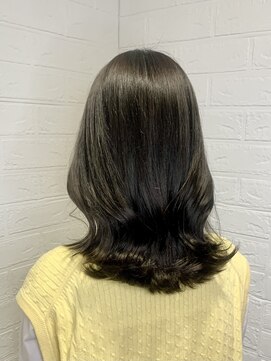 ヘアースペースブルーム プリュス 石橋店(HAIR SPACE BLOOM plus) グレージュ/髪質改善カラー/透明感カラー/艶髪