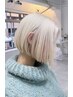 【憧れの透明感】☆1番人気☆ 2回ケアブリーチ＋カラー＋残留ダメージ除去