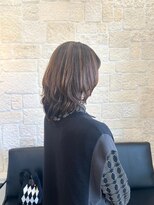 ヴァン カウンシル 川口店(VAN COUNCIL)&nbsp;大人かわいい　ふんわりWカラーミディ＃3