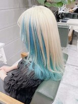 デイズ(days)&nbsp;ホワイトブロンドでも美髪　ケアハイブリーチデザインカラー美髪