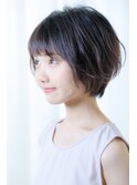ショートカット×くびれ美人前髪あり30代40代50代(st橋元)