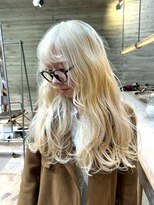 ヲタク(wotaku.)&nbsp;抜きっぱなしブロンドホワイトブロンドハイトーンカラーブリーチ