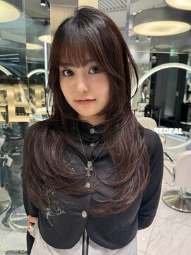 レディアル 渋谷(REDEAL) 韓国ヘア/ブリーチ/暖色カラー/ワンホン【レイヤー/渋谷】