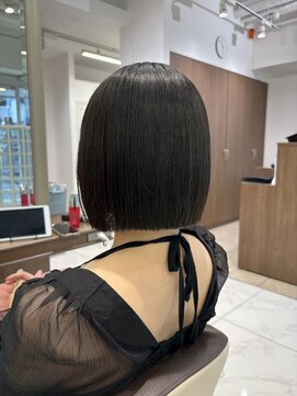 アッシュ 下北沢店(Ash) 縮毛矯正で叶うタッセルボブ