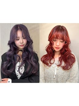 人気上昇ブリーチなしダブルカラーで理想の再現性がUP！ダメージを避けたい明るめカラーがお好みの方に◎