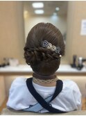 お祭りヘアセット