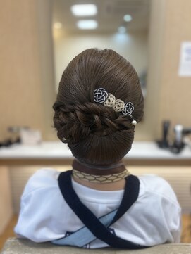美容室 ルミネ お祭りヘアセット