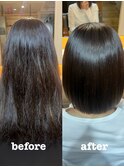 髪質改善ストレート