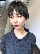 トリッカ 銀座(tricca)&nbsp;ショートボブ/ショートヘア/小顔/顔まわりカット/ショートパーマ