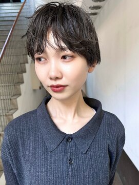 トリッカ 銀座(tricca) ショートボブ/ショートヘア/小顔/顔まわりカット/ショートパーマ