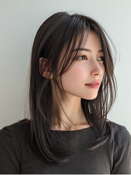 ロディーナコク 大口 新子安(rodina.coc) 黒髪カタログ/クラゲヘアー/オリーブグレー/大口子安新子安横浜