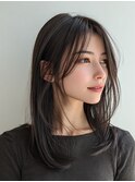 黒髪カタログ/クラゲヘアー/オリーブグレー/大口子安新子安横浜
