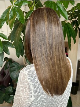 ヘアー ビジン(HAIR Bijin)の写真/【豊郷台】《初めての方もオススメ》次世代の＜質感再整カラー＞で大人のおしゃれヘアへ