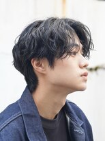 フィフス 渋谷(fifth) センターパートシャドウパーマルーズパーマ波巻きスパイラル渋谷