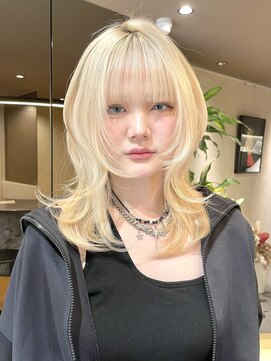 ロンドアンメゾン 原宿(Lond un Maison.) 韓国顔周り/バタフライカット/ミディアムレイヤーカット/0220