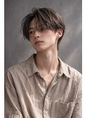 毛流れニュアンスセンターパート
