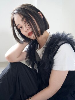 アッド バイ ケーツー(add by K-two)の写真/計算高いカット技術で360°どこから見ても美シルエットなボブヘアは"add by K-two"で＊イメチェンも◎