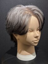 ベーア(Bar) ホワイトフェザーショートエンドカラーブラック