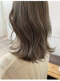 ダブルイルミナカラー×オリーブグレージュ
