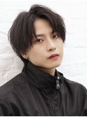 コンマバングマッシュショートウルフツーブロック束感ヘア