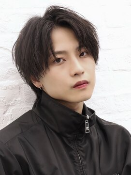 エイド 本店(aid) コンマバングマッシュショートウルフツーブロック束感ヘア