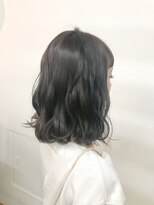 キューズ クラブ(cuz KLUB)&nbsp;【cuzKLUB】ミディアムボブ×ブルーバイオレット