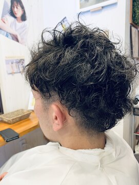 ユーフォーヘアー(U for hair) 2ブロックゆるクシャパーマ