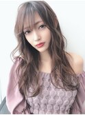 La CARO ラベンダーグレージュロングby荒川