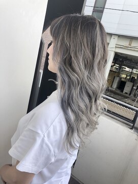 サロンドミルク 溝の口店(salon de MiLK) 白髪染めしながらバレイヤージュ