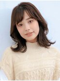 大人ウルフ外ハネボブスタイル