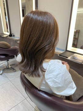 インプレッション(impression produced by LA’BO) 【札幌/impression佐藤】くびれヘア/透明感アッシュベージュ