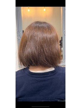 ナイン 田辺(nine) 髪質改善酸性ストレートのビフォーアフター