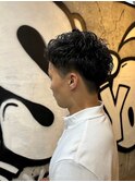 韓国マッシュ/ニュアンスパーマ/ダークアッシュ/錦糸町