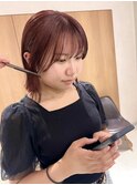 *滝田*20代30代40代似合わせ切りっぱなし外ハネボブピンクカラー