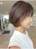 丸みショートボブ/ショートカット/ショートヘア/20代/30代/40代